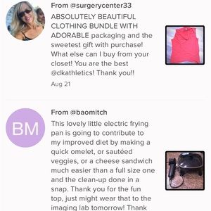 🎁💌📦 Note: Buy with confidence from this Posh Ambassador II.